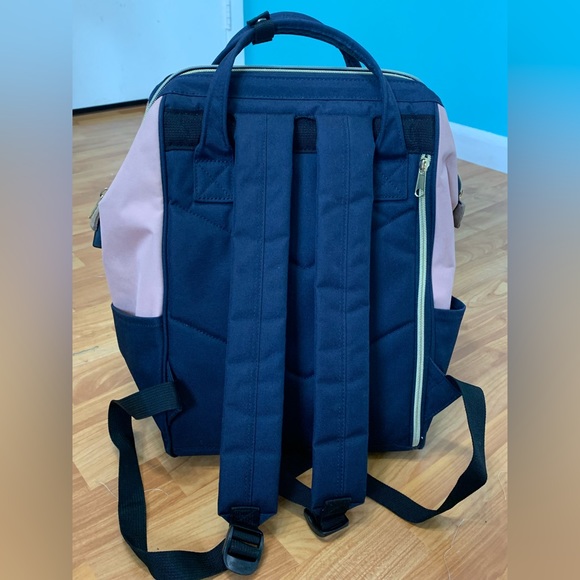 Himawari Pink and Blue Backpack - Picture 2 of 8